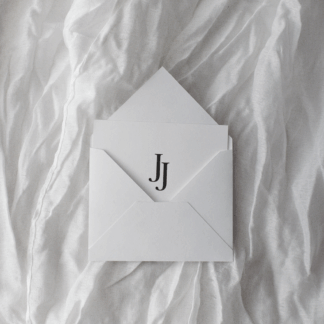 Tarjeta de Agradecimiento + Sobre Clásico