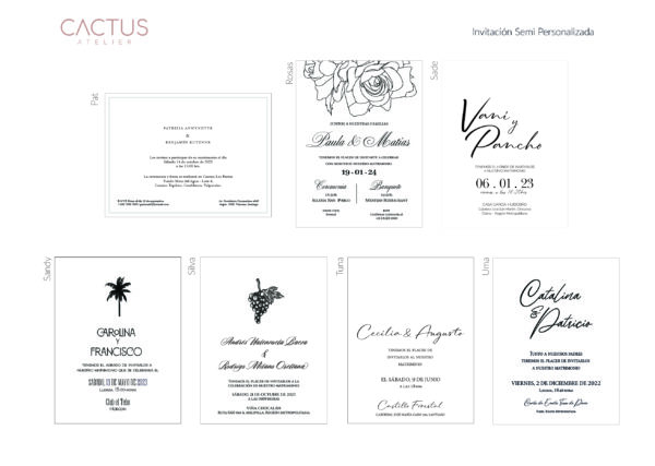 Invitación Semipersonalizada - Clásica - Imagen 12