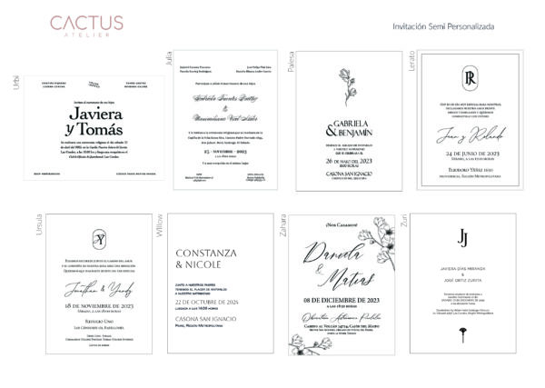 Invitación Semipersonalizada - Clásica - Imagen 11