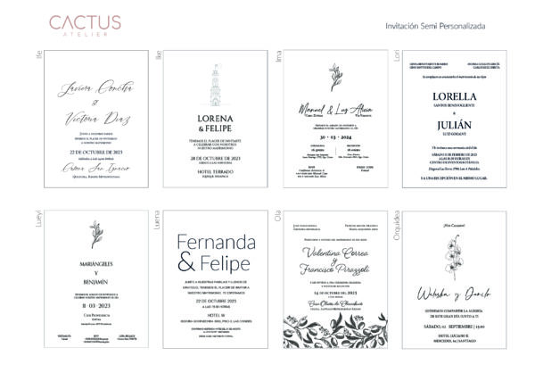 Invitación Semipersonalizada - Clásica - Imagen 10