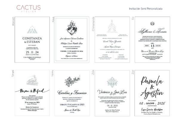 Invitación Semipersonalizada - Clásica - Imagen 7